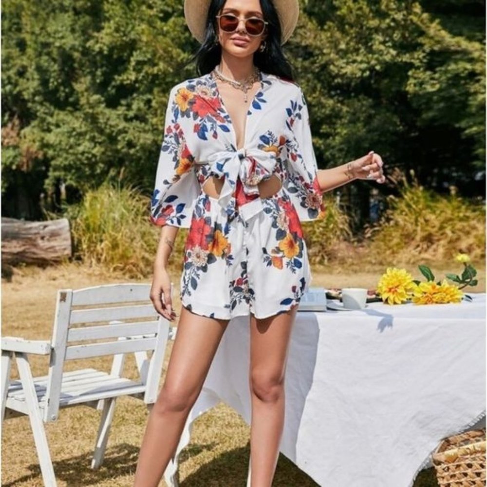 Floral Romper